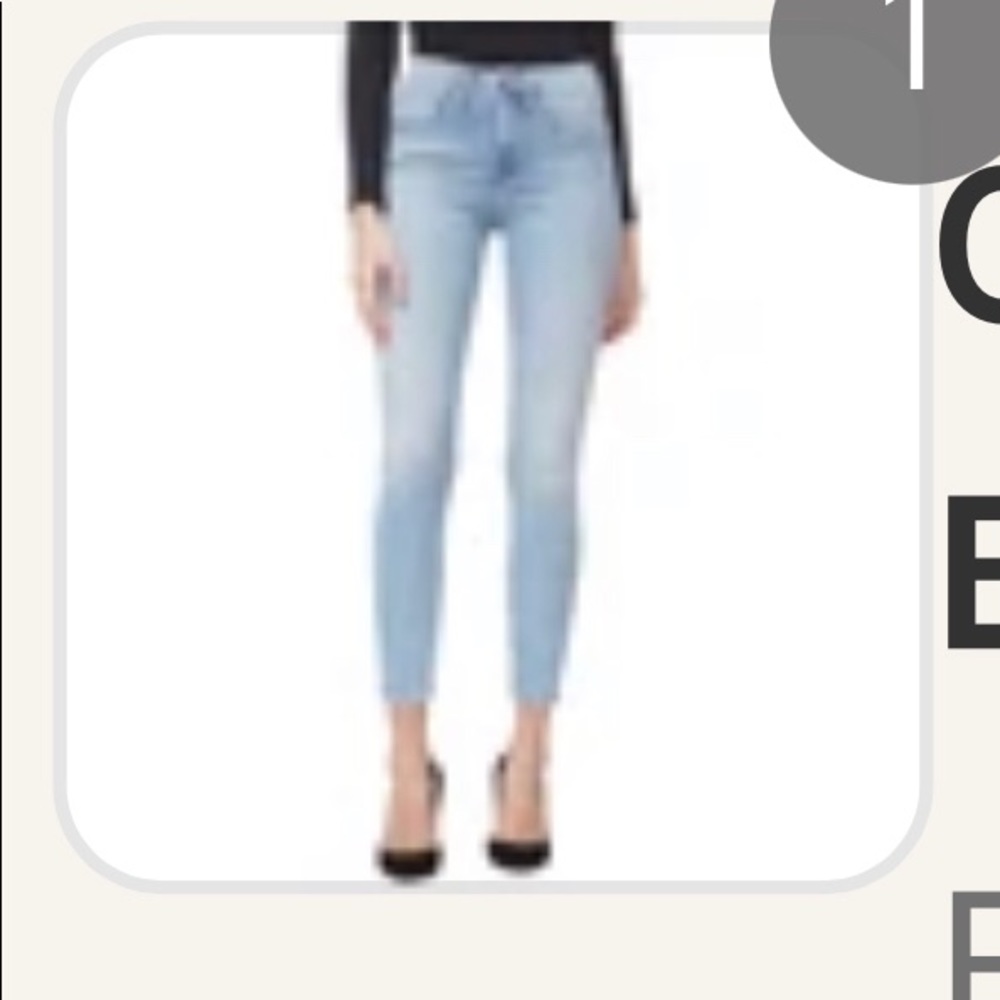 Good American Good Legs Crop Size 27